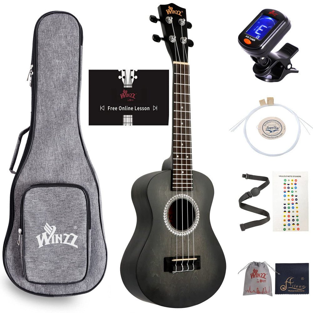 WINZZ HAND RUBBED Series-AU-H01A Vintage Hawaiian Beginner Ukulele - winzzguitars